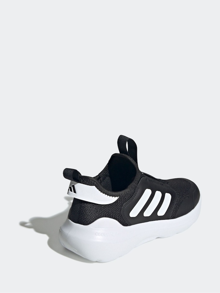 שחור/לבן - Adidas נעלי ספורט נוחות, דגם Tensaur - Image 4 of 9