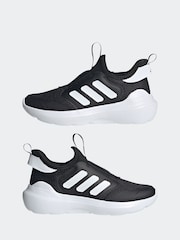 adidas Black/White Tensaur Comfort Trainers - Image 5 of 9