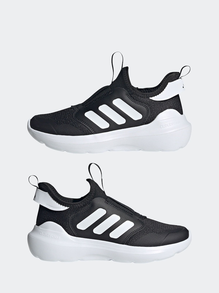 שחור/לבן - Adidas נעלי ספורט נוחות, דגם Tensaur - Image 5 of 9