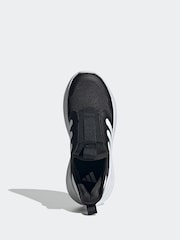 adidas Black/White Tensaur Comfort Trainers - Image 6 of 9