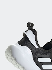 adidas Black/White Tensaur Comfort Trainers - Image 8 of 9