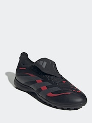 adidas Black Adult Predator League Fold-Over Tongue Turf Boots - Image 1 of 9