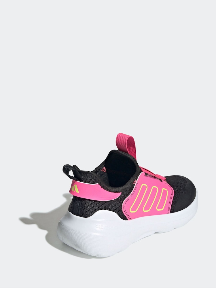 Zwart/roze - adidas Tensaur Comfort Trainers - Image 4 of 9