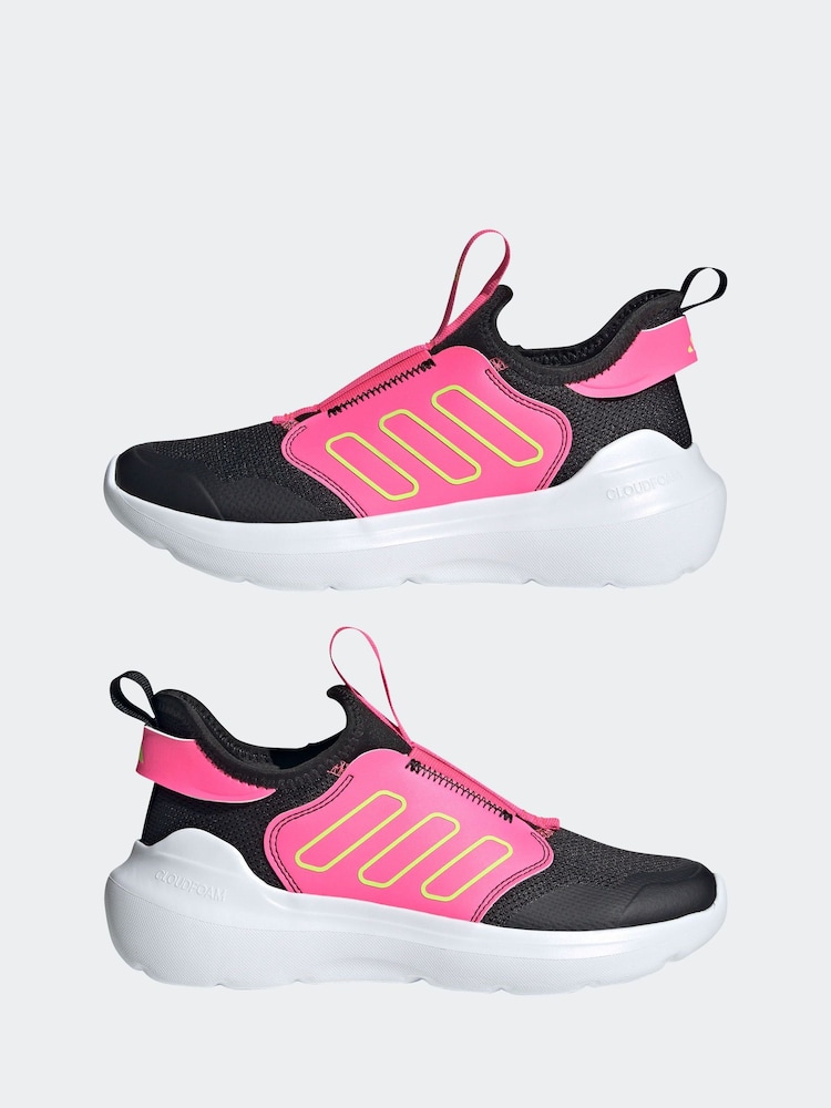 Zwart/roze - adidas Tensaur Comfort Trainers - Image 5 of 9
