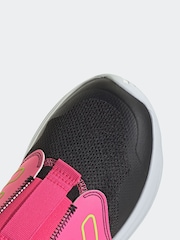 adidas Black/Pink Tensaur Comfort Trainers - Image 9 of 9