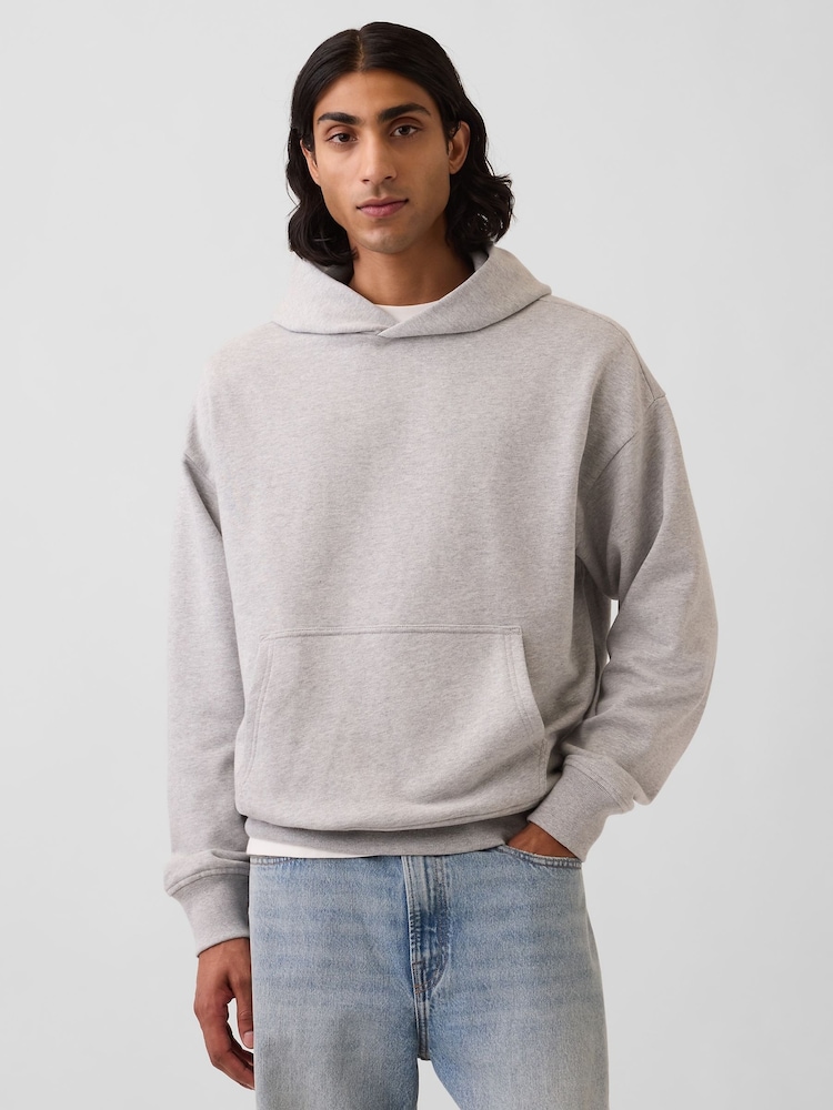 Gap Grey Heavyweight Oversized Hoodie - Image 1 of 4