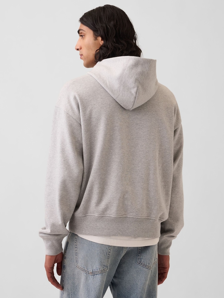 Gap Grey Heavyweight Oversized Hoodie - Image 2 of 4