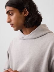 Gap Grey Heavyweight Oversized Hoodie - Image 4 of 4