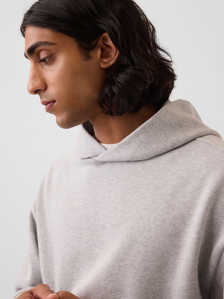 Gap Grey Heavyweight Oversized Hoodie - Image 4 of 4