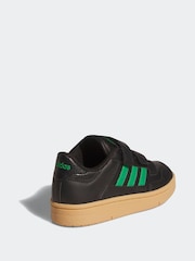 adidas Black Rapid Court Trainers - Image 4 of 9