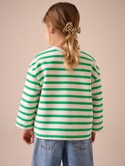 Green Long Sleeve 100% Cotton T-Shirt (3mths-7yrs) - Image 3 of 8