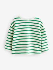Green Long Sleeve 100% Cotton T-Shirt (3mths-7yrs) - Image 6 of 8