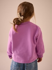 Purple Character Long Sleeve 100% Cotton T-Shirt (3mths-7yrs) - Image 3 of 7