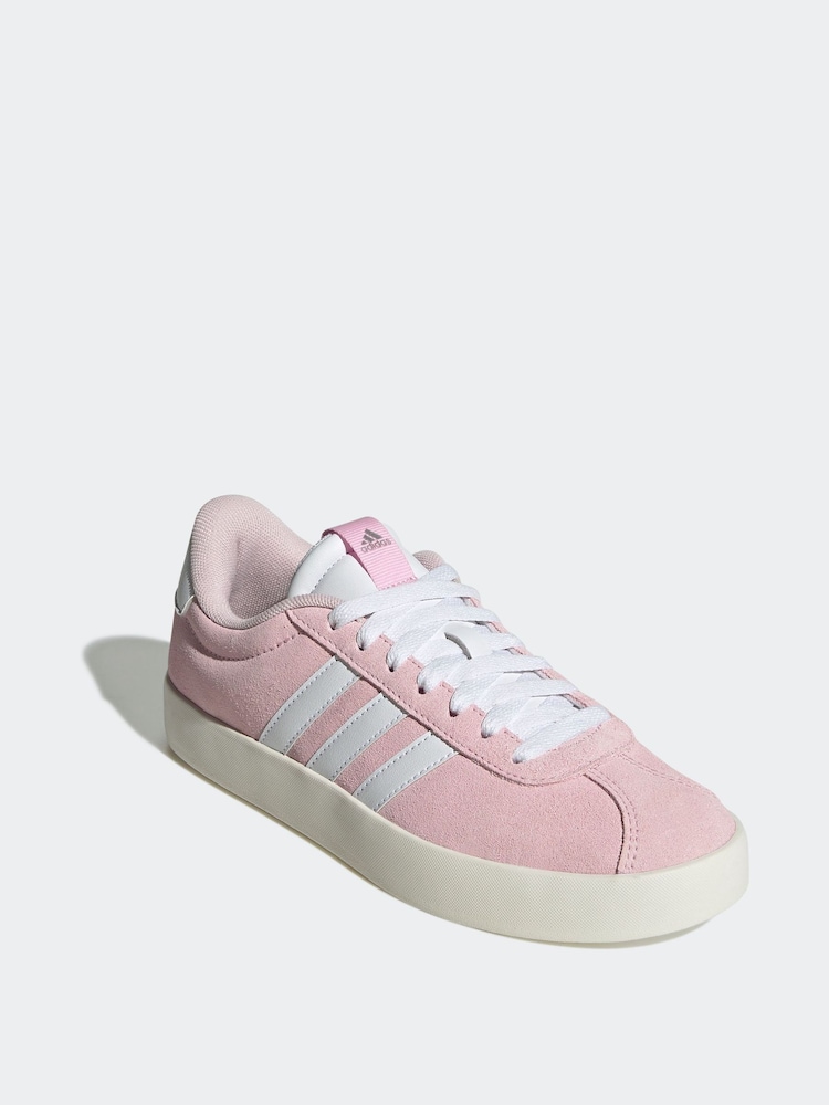 adidas Pink VL Court 3.0 Trainers - Image 3 of 9