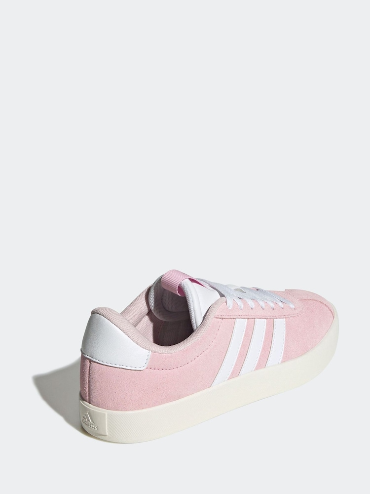 adidas Pink VL Court 3.0 Trainers - Image 4 of 9