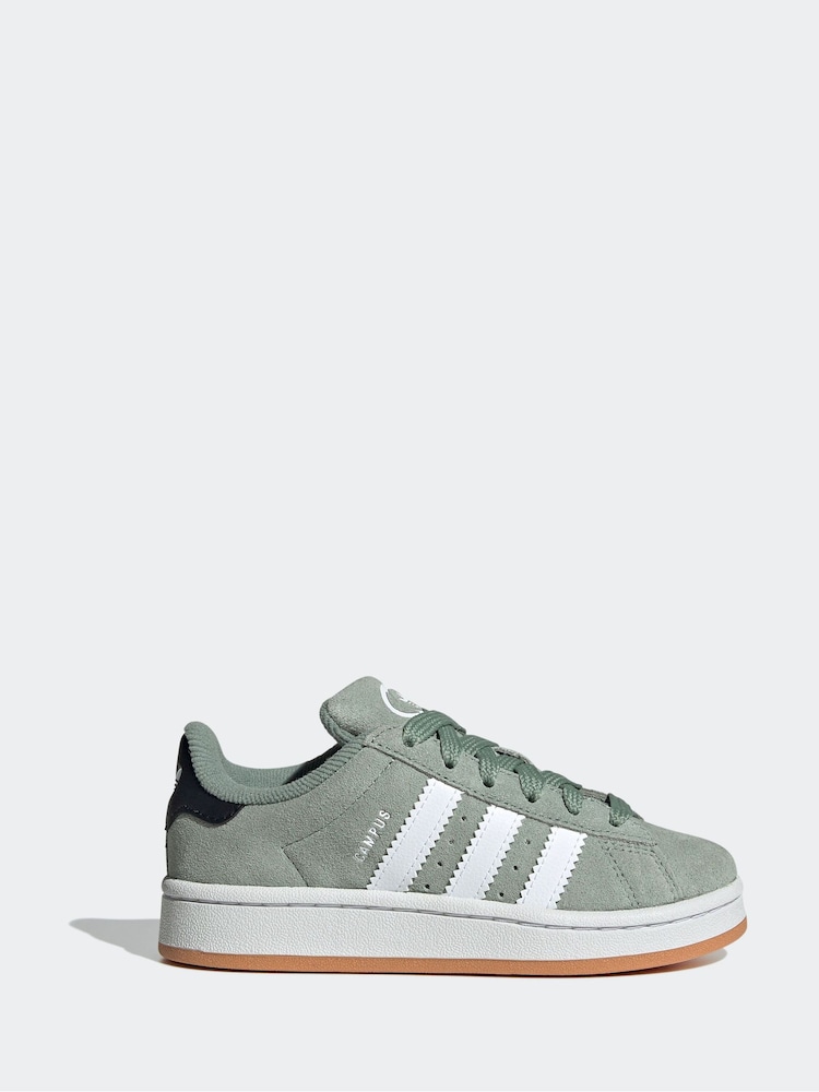 adidas Originals light Green Campus 00s Trainers - Image 1 of 9