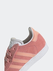 adidas Originals Pink Light Gazelle Comfort Closure Elastic Trainers - Image 8 of 9