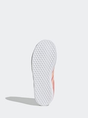 adidas original Pink Kids Gazelle Trainers - Image 7 of 9