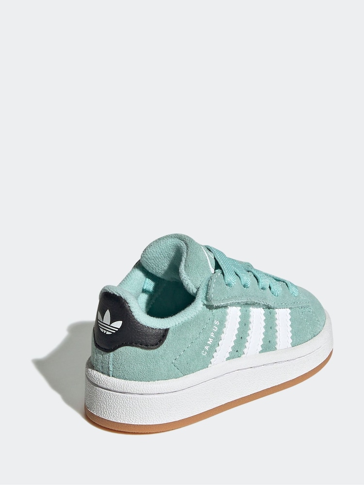 adidas Originals light Green Campus 00s Elastic Lace Trainers - Image 4 of 10