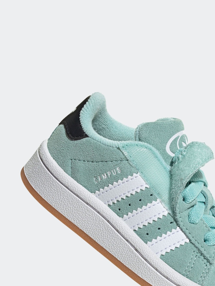 adidas Originals light Green Campus 00s Elastic Lace Trainers - Image 8 of 10