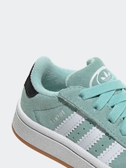 adidas Originals light Green Campus 00s Elastic Lace Trainers - Image 9 of 10