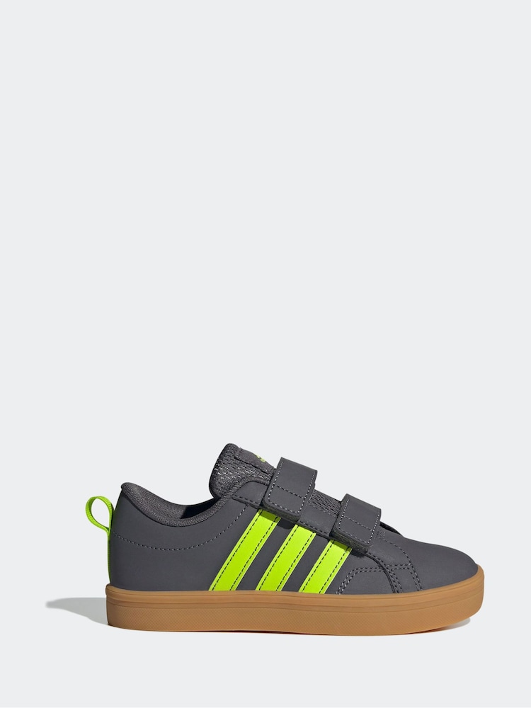 adidas Light Grey Kids VS Pace 2.0 Trainers - Image 1 of 9