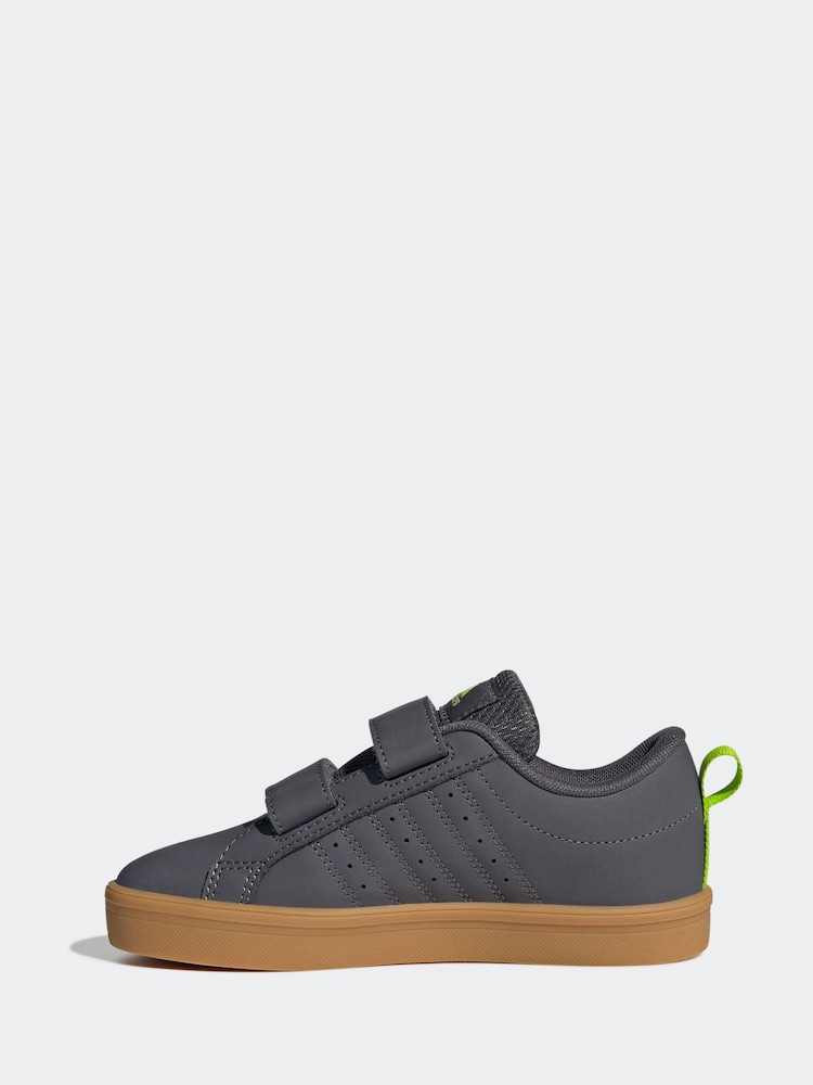adidas Light Grey Kids VS Pace 2.0 Trainers - Image 2 of 9