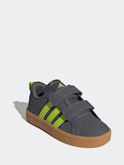 adidas Light Grey Kids VS Pace 2.0 Trainers - Image 3 of 9