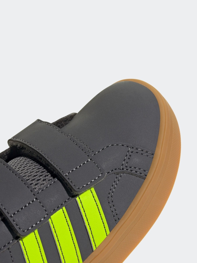 adidas Light Grey Kids VS Pace 2.0 Trainers - Image 8 of 9