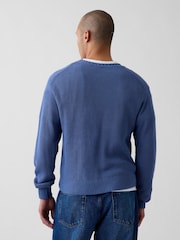 Albastru - Gap Relaxed Shaker Jumper - Imaginea 2 din 4