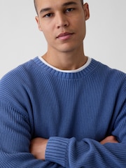 Albastru - Gap Relaxed Shaker Jumper - Imaginea 4 din 4
