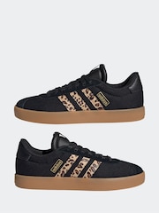 adidas Black Animal VL Court 3.0 Trainers - Image 12 of 18