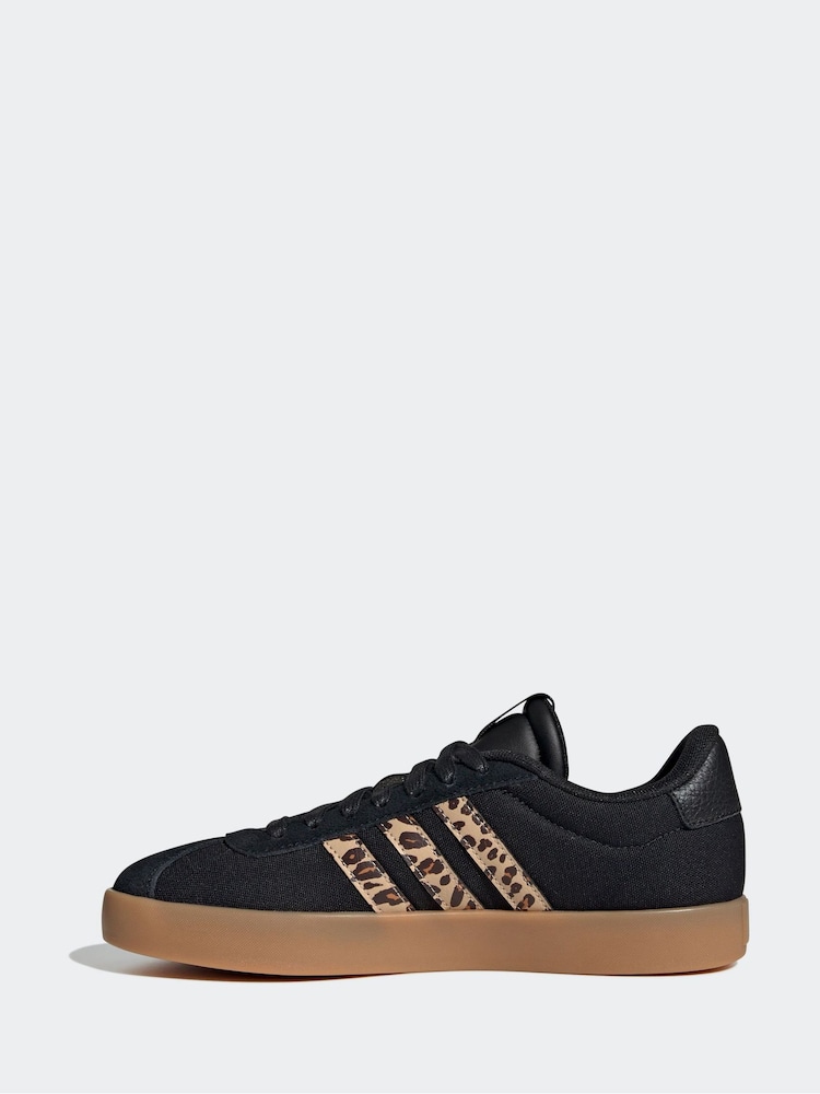 adidas Black Animal VL Court 3.0 Trainers - Image 17 of 18