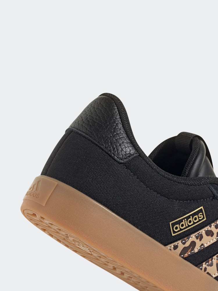 adidas Black Animal VL Court 3.0 Trainers - Image 3 of 4