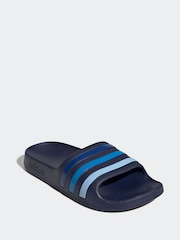 Azul claro - Chanclas juveniles Adilette de Adidas - Imagen 3 de 9