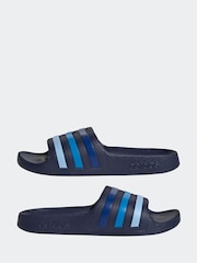 Azul claro - Chanclas juveniles Adilette de Adidas - Imagen 5 de 9