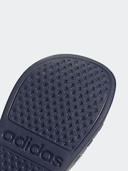 Azul claro - Chanclas juveniles Adilette de Adidas - Imagen 8 de 9