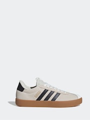 adidas White Off VL Court 3.0 Trainers - Image 1 of 9