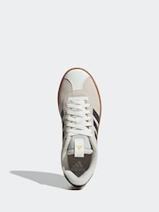 adidas White Off VL Court 3.0 Trainers - Image 6 of 9