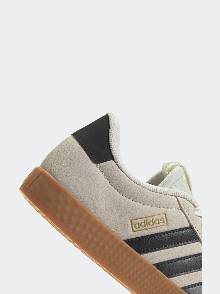 adidas White Off VL Court 3.0 Trainers - Image 8 of 9