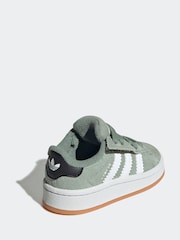 adidas Originals Dark Green Campus 00s Elastic Lace Trainers - Image 4 of 10