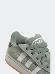 adidas Originals Dark Green Campus 00s Elastic Lace Trainers - Image 8 of 10