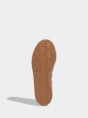 adidas White/Blue VL Court Trainers - Image 9 of 11