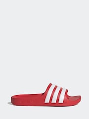 Rojo - Chanclas juveniles Adilette de Adidas - Imagen 1 de 9