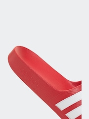 Rojo - Chanclas juveniles Adilette de Adidas - Imagen 9 de 9