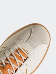 adidas Off White/Orange VL Court Trainers - Image 9 of 9