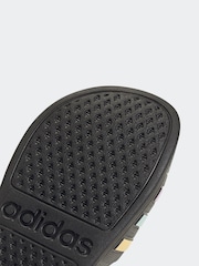 Negro/multicolor - Chanclas juveniles Adilette de Adidas - Imagen 9 de 9