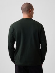Tamsiai žalia - Gap Long Sleeve T-Shirt - 2 paveikslėlis iš 4