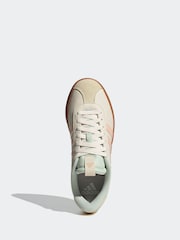 adidas White/Grey VL Court 3.0 Trainers - Image 7 of 10