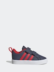 adidas Navy/Red VS Pace 2.0 Trainers - Image 2 of 9